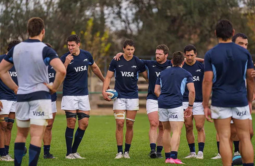 Seleccionado argentino de Rugby Los Pumas en la provincia de Mendoza.
foto gentleza UAR