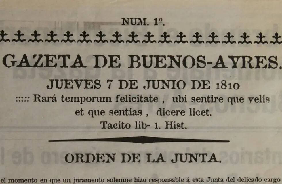 Cada 7 de junio se celebra en Argentina el Día del Periodista, en recuerdo de la primera publicación del diario “La Gazeta de Buenos Ayres” (Archivo)