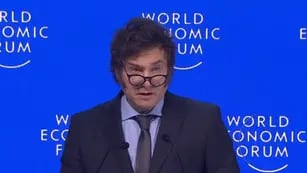 Milei defendió en Davos al capitalismo: “Occidente está en peligro porque le abre la puerta al socialismo” (captura de pantalla)
