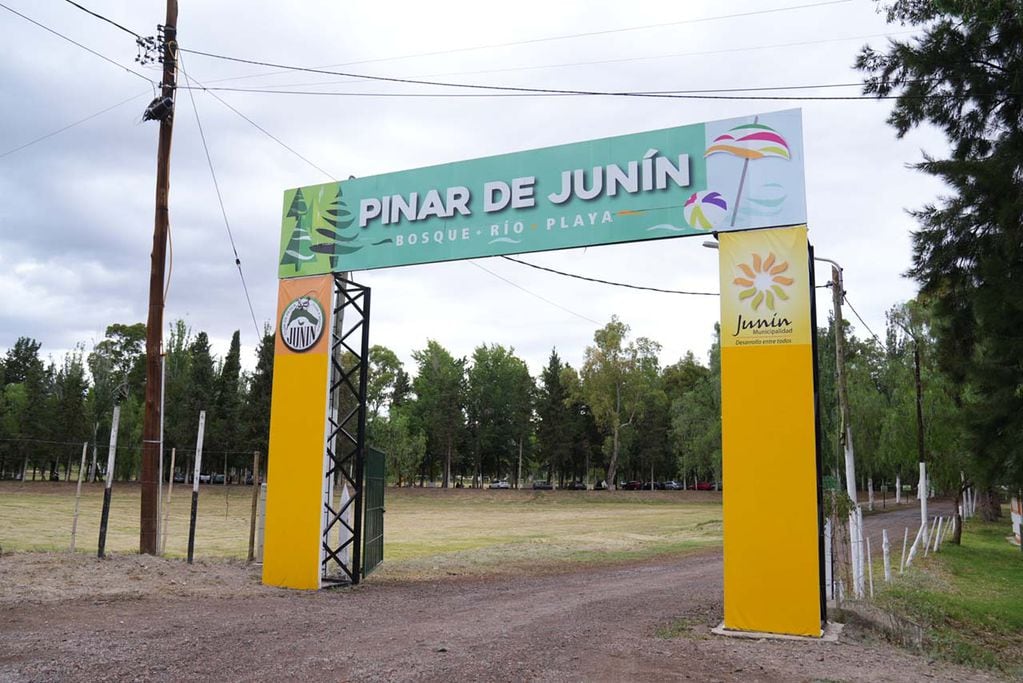 El camping El Pinar de Junín. Foto: Municipalidad de Junín.