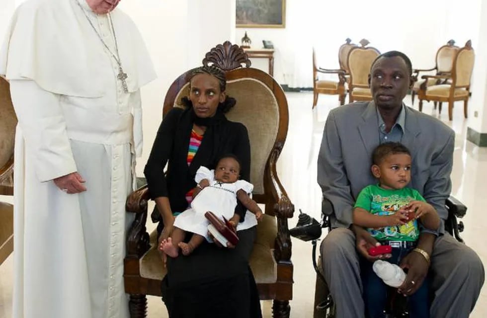 El Papa recibió a una sudanesa perseguida por su religión y condenada a muerte 