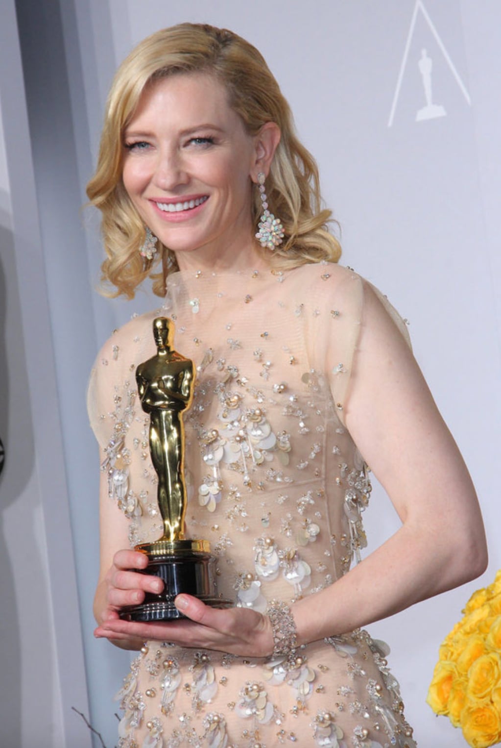 Al recibir su Oscar en 2013.