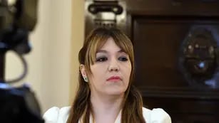 Janina Ortiz, acusada de la comisión de diversos delitos. (Alfredo Ponce/Télam)