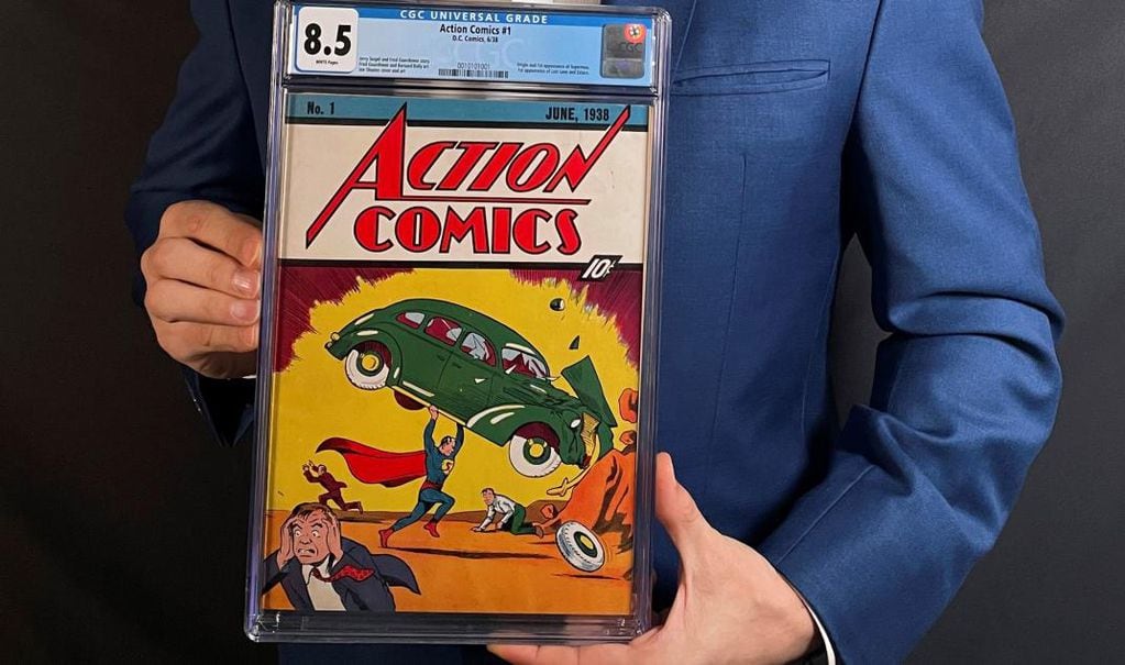 El comic de Superman vendido por una cifra millonaria. (AP)
