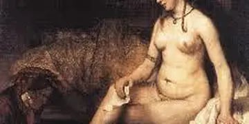 Se trata del principal desnudo del pintor holandés basado en un episodio de la Biblia. La pintó en 1654. 