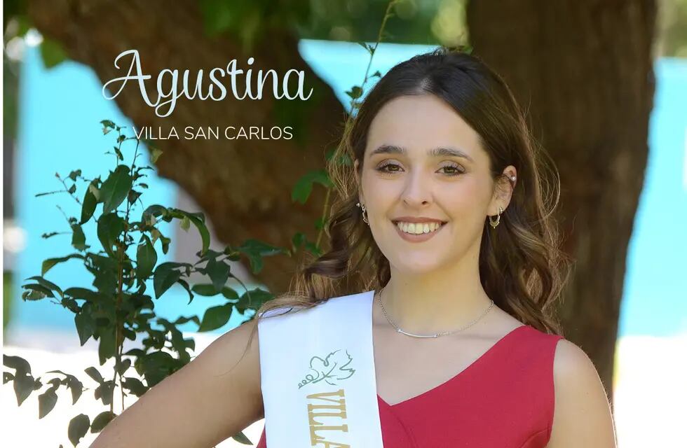Agustina Martínez, de Villa San Carlos, es la reina de la Vendimia 2023 sancarlina