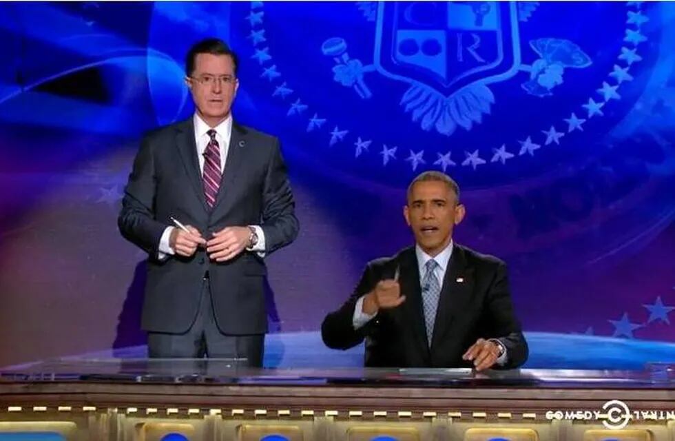 Obama se burló de sí mismo en un programa de televisión 