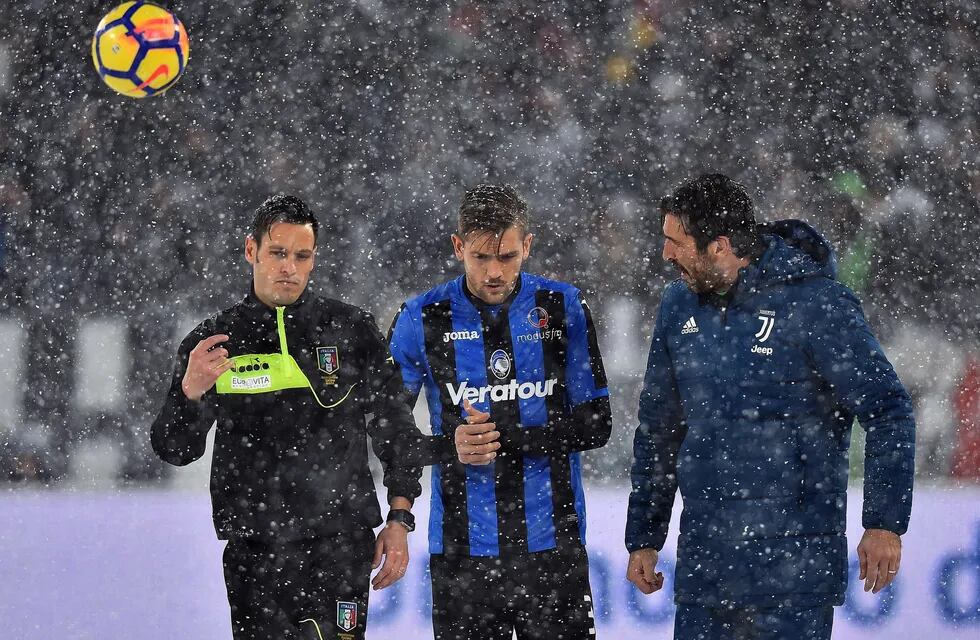 La nieve no dejó jugar a la Juventus y la Roma se cae de los puestos de Champions