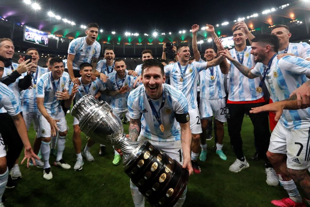 Argentina campeón de América y la locura del plantel.