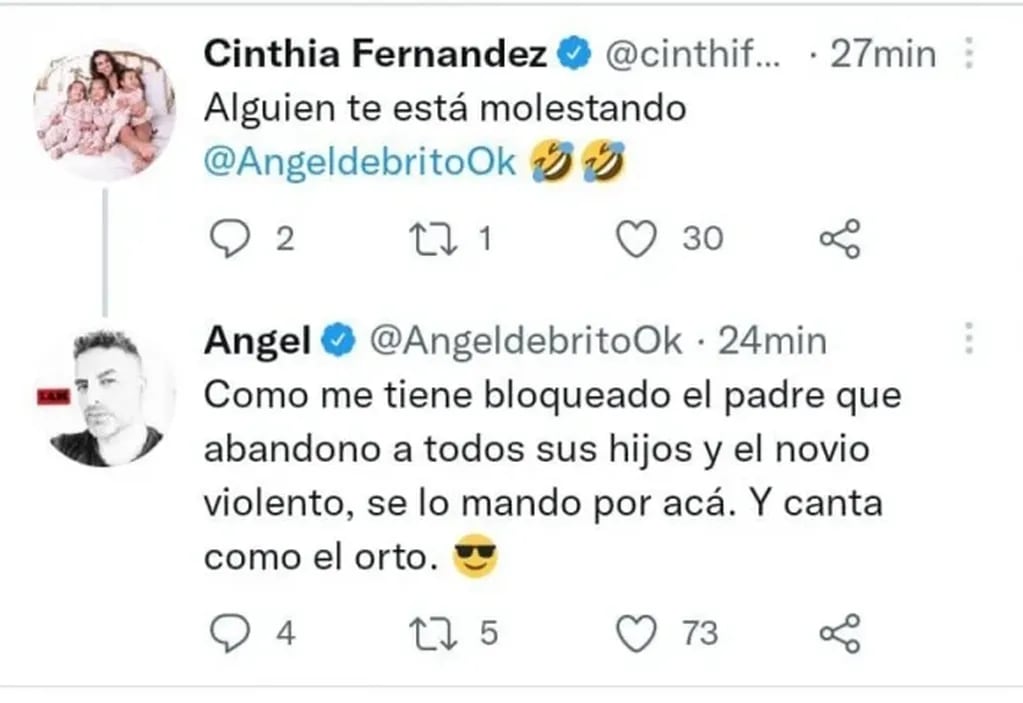 La violenta pelea de Ángel de Brito y Daniel Osvaldo en Twitter