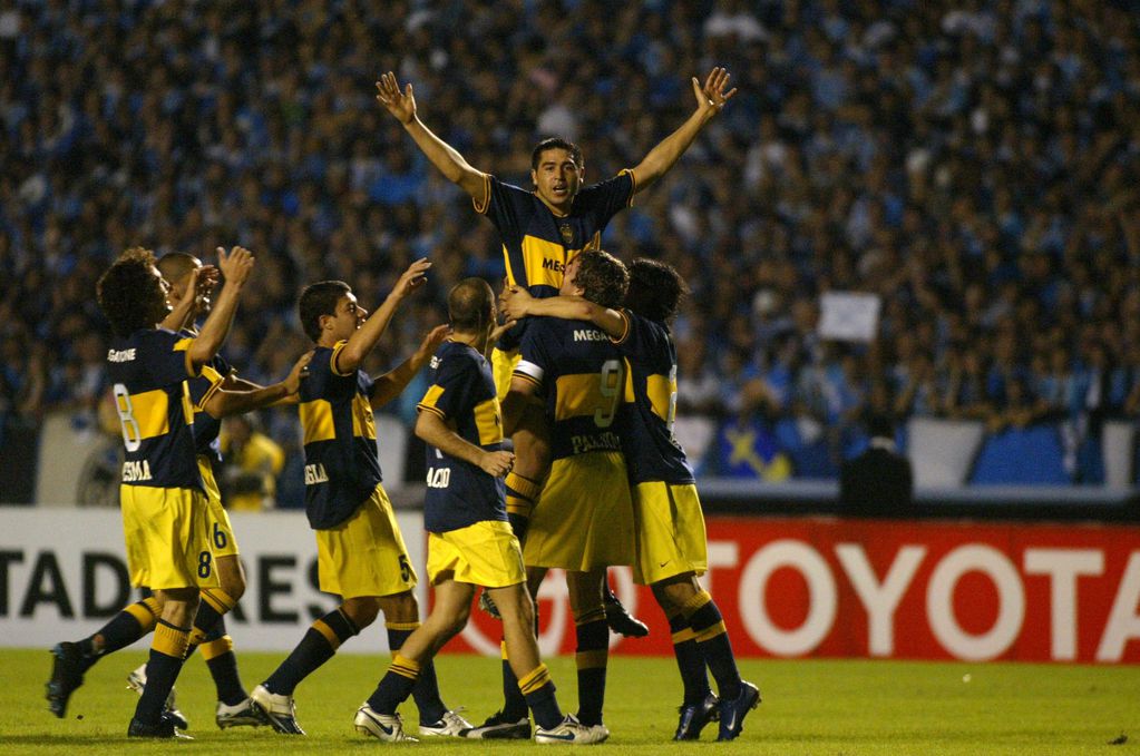 Riquelme y la última Copa Libertadores que gangó Boca en 2007. / archivo
