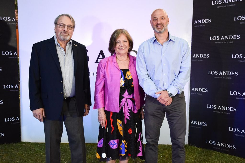 Aniversario 138 años de Diario Los Andes.
 Gerardo Belinsky ,Gladys Belinsky y Federico Ostropolsky