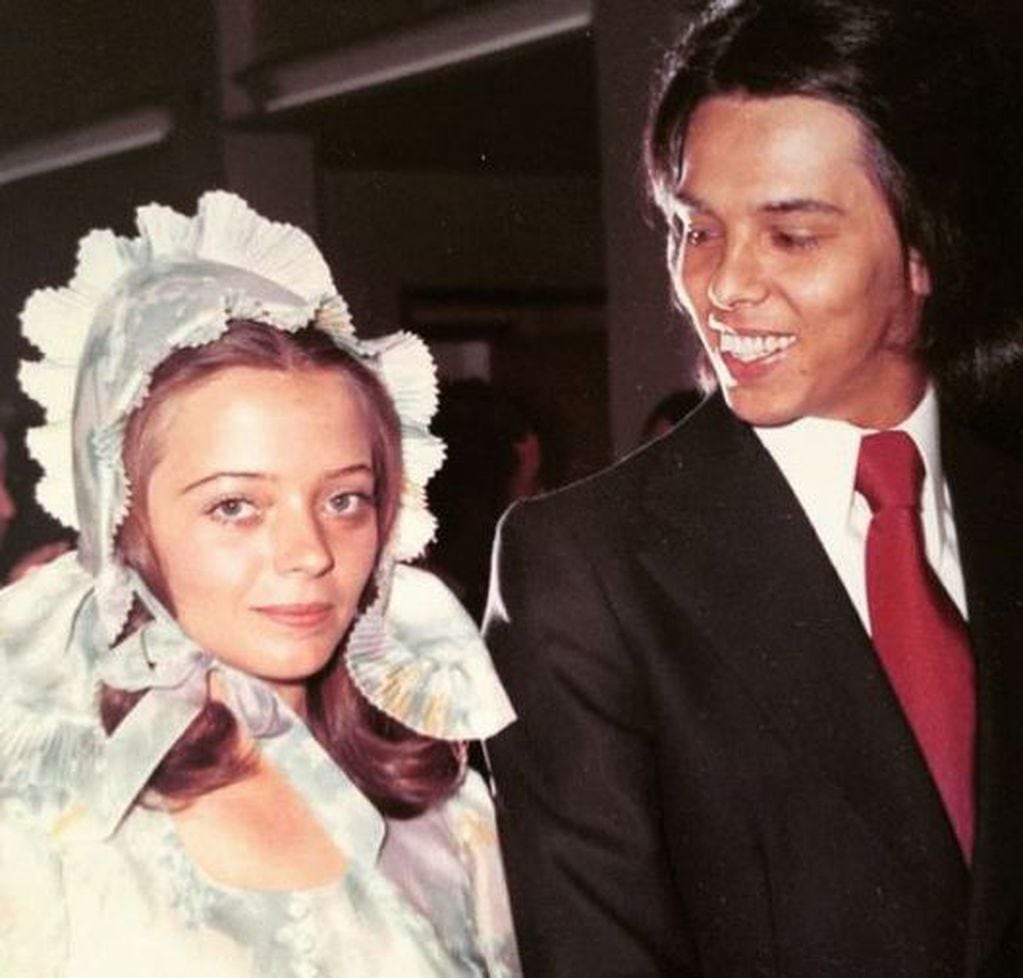 Jairo y su esposa Teresita, en su boda, en 1972 (Foto: Instagram de Jairo)