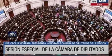 En vivo: sesión especial de la Cámara de Diputados