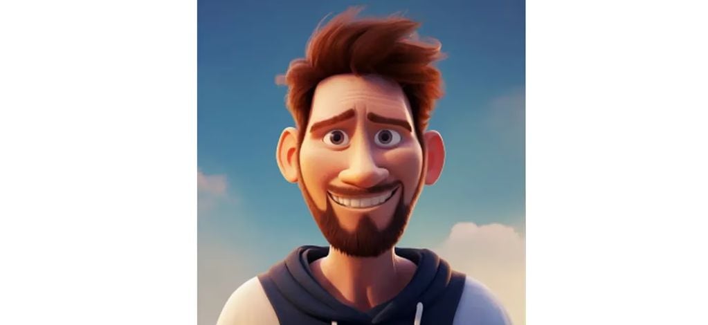 Así se vería la familia Messi si fueran personajes de Pixar.