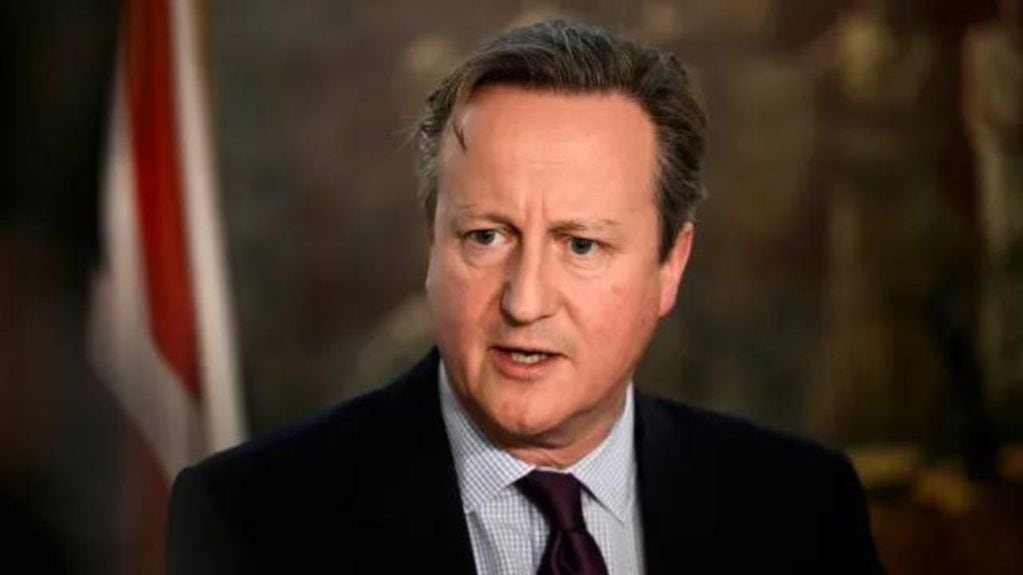 David Cameron, ministro de Asuntos Exteriores de Gran Bretaña.