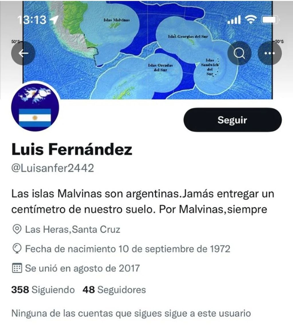 El perfil de Twitter del usuario que amenazó a Macri