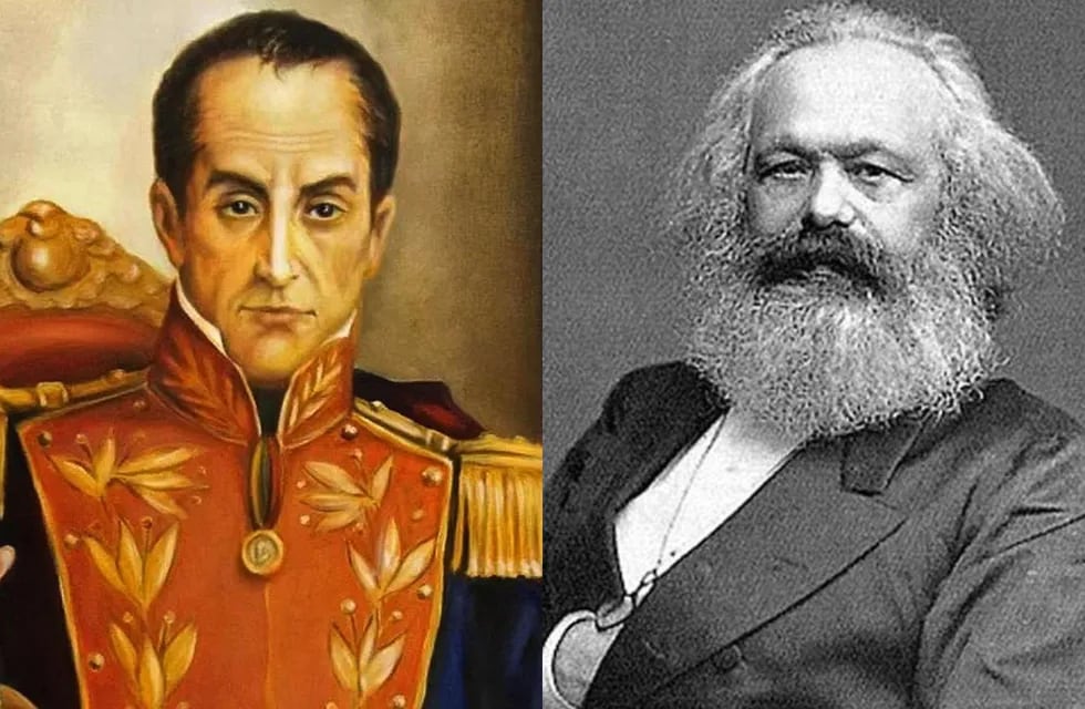 Qué opinaba Carlos Marx de Simón Bolívar.