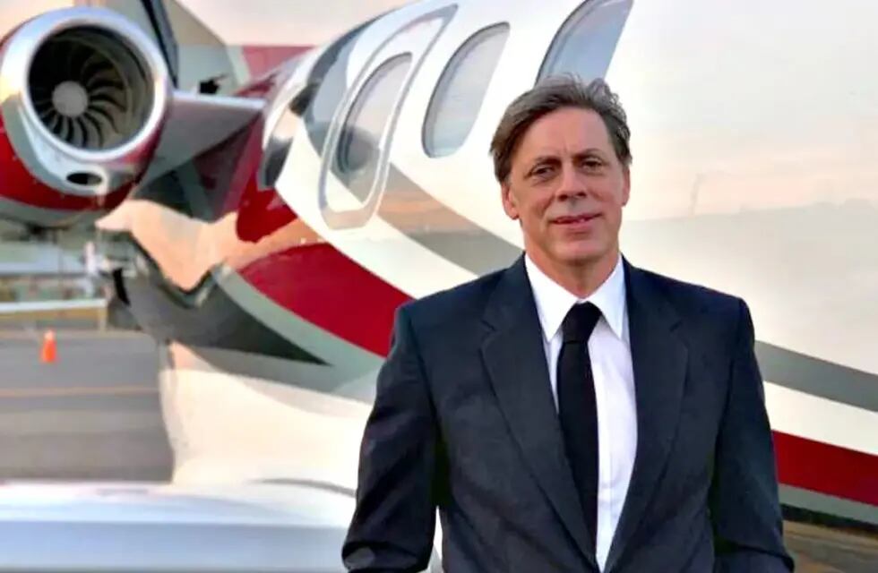 Leonardo Barone, el piloto del avión presidencial. (Twitter)