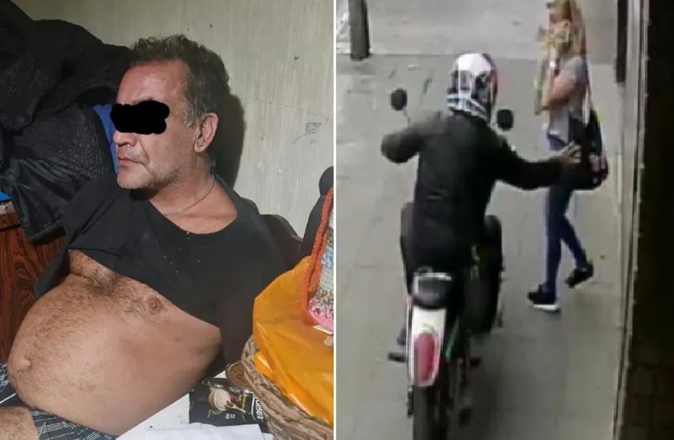 Alejandro Ochoa (55), el motochorro de frondoso prontuario acusado de matar a María Rosa Daglio (56) - Gentileza
