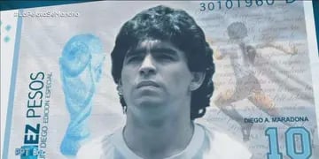 Billetes de Maradona