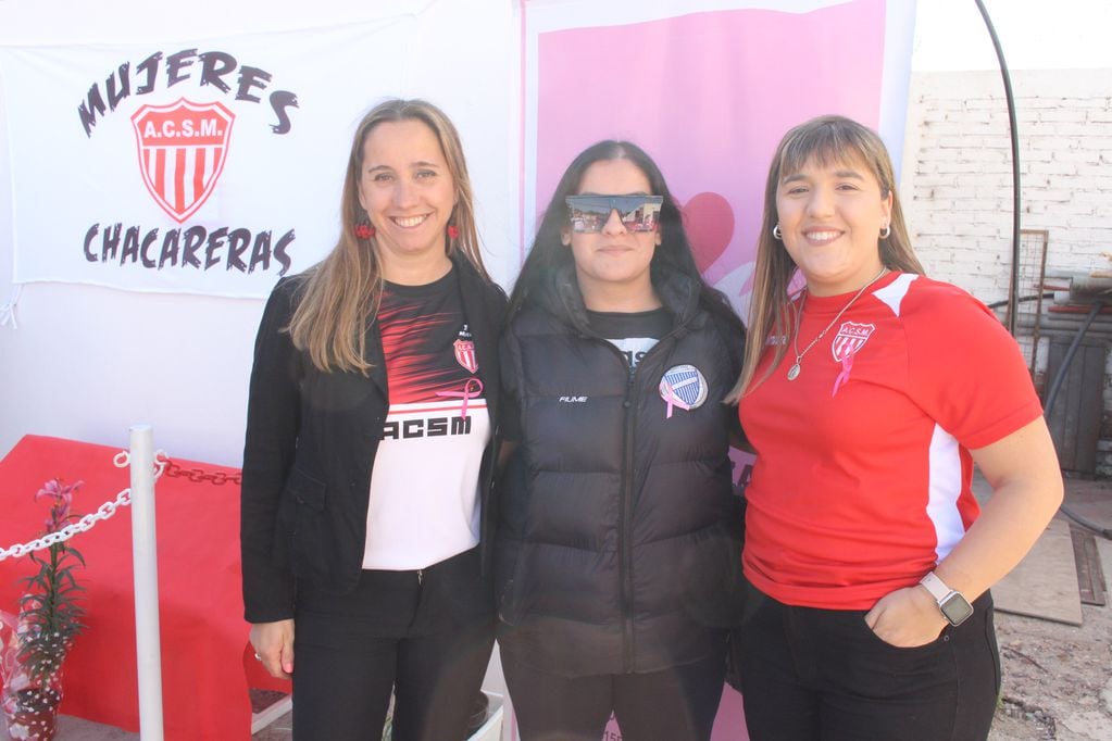Marcela Durán, Anahí Jurado y Agustina Ansuini.