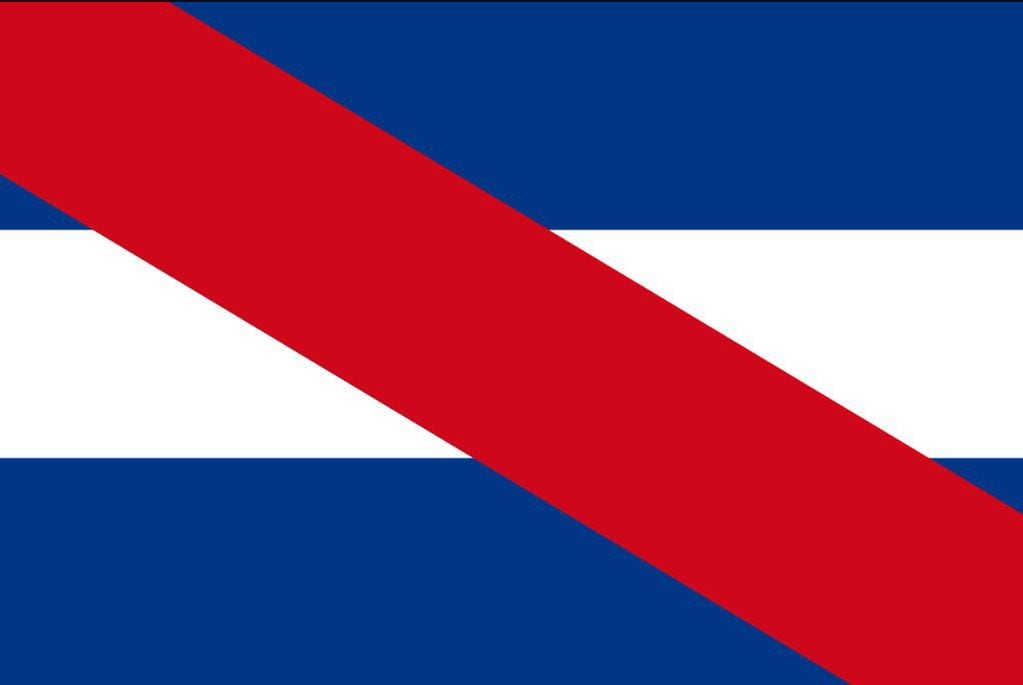 Bandera de la Unión de Pueblos Libres, creada por Artigas.