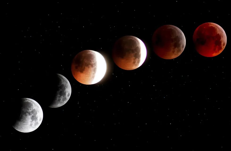Eclipse lunar del 28 de octubre 2023.
