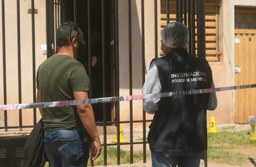 Homicidio en Godoy Cruz /Foto Ignacio Blanco