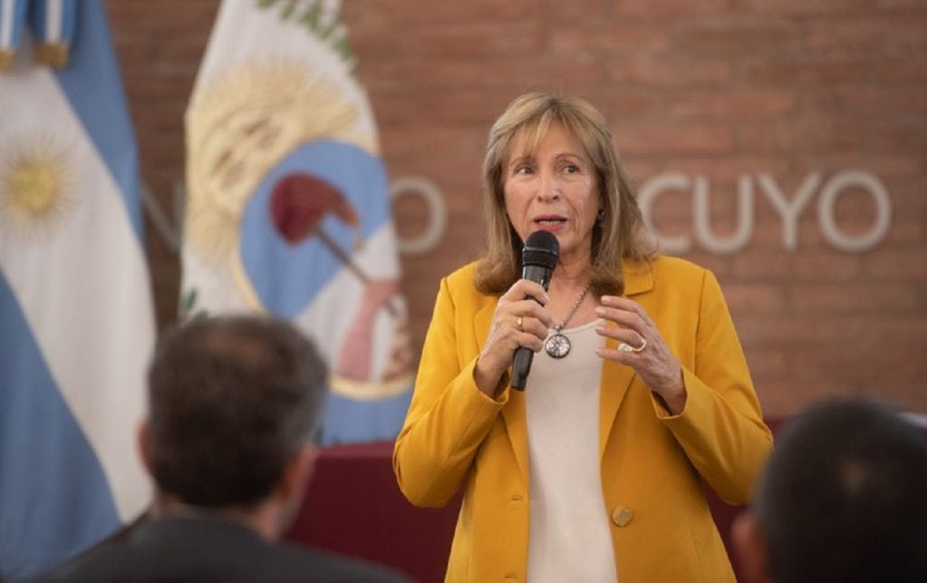 Esther Sánchez, rectora de la Universidad Nacional de Cuyo (UNCuyo) / Prensa