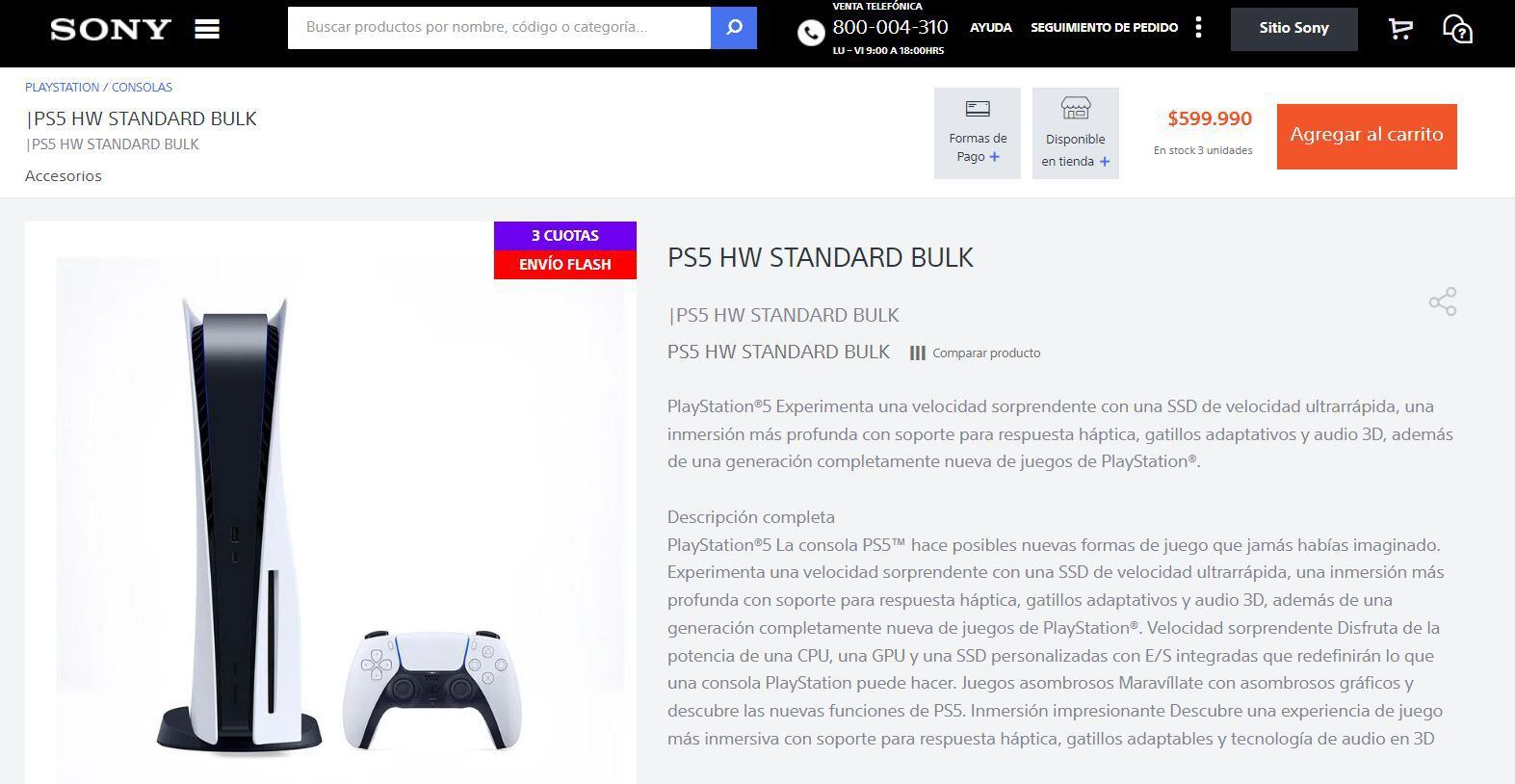 La PlayStation 5, mucho más barata en Chile.