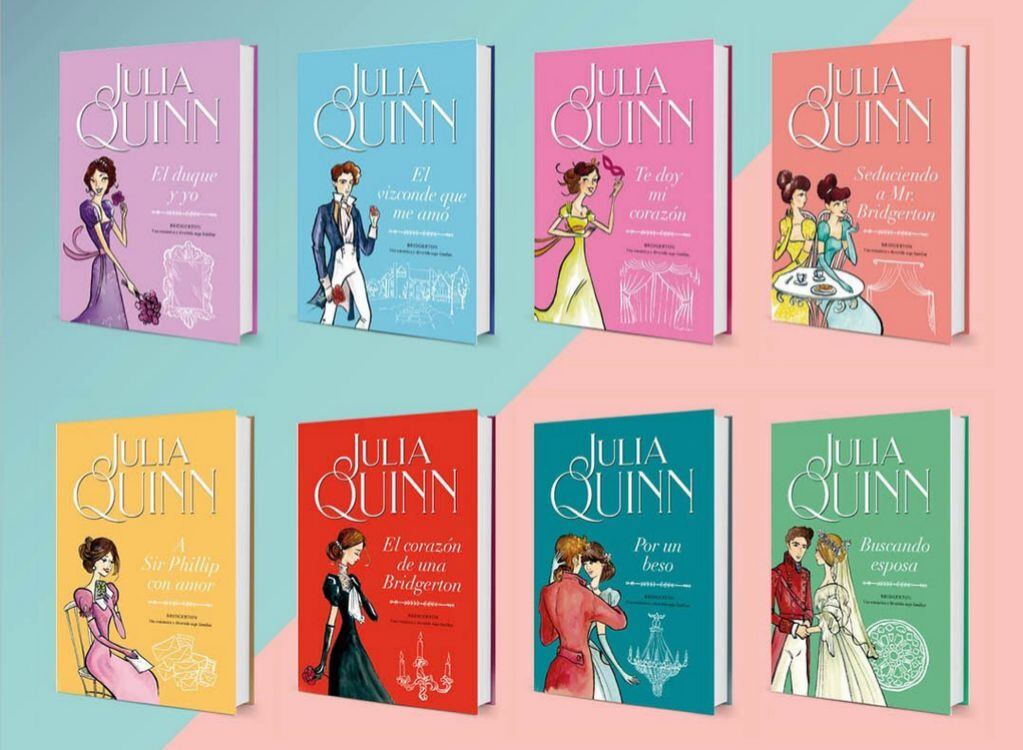 La saga de ocho libros de Julia Quinn. 