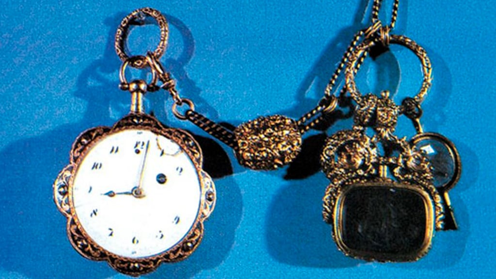 El reloj de bolsillo había sido un obsequio del rey Jorge III de Inglaterra.