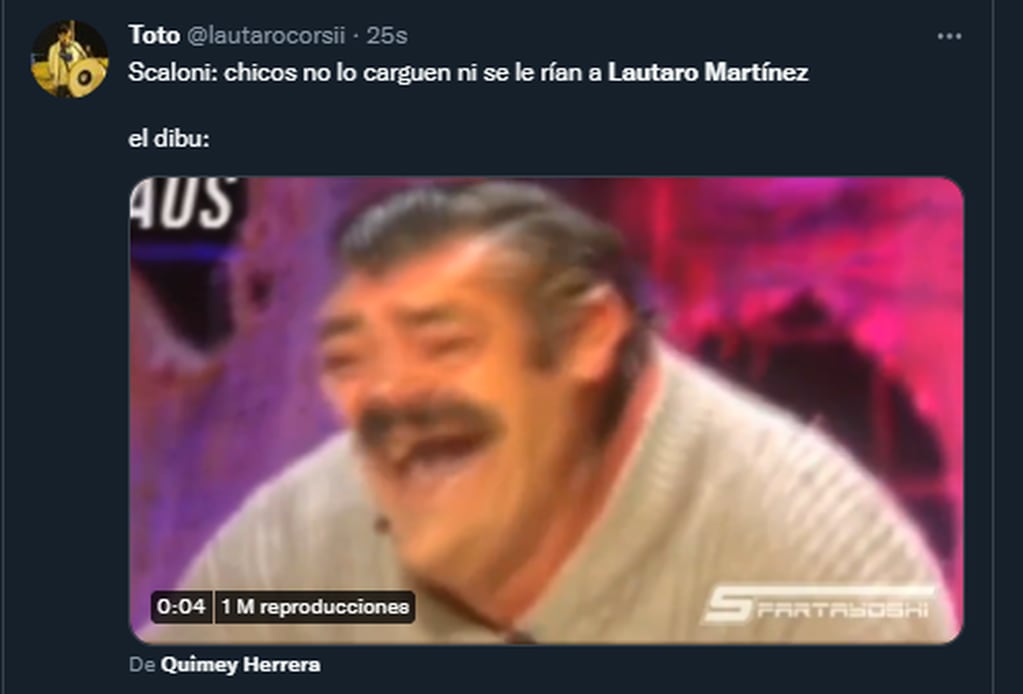 Los memes sobre Lautaro Martínez