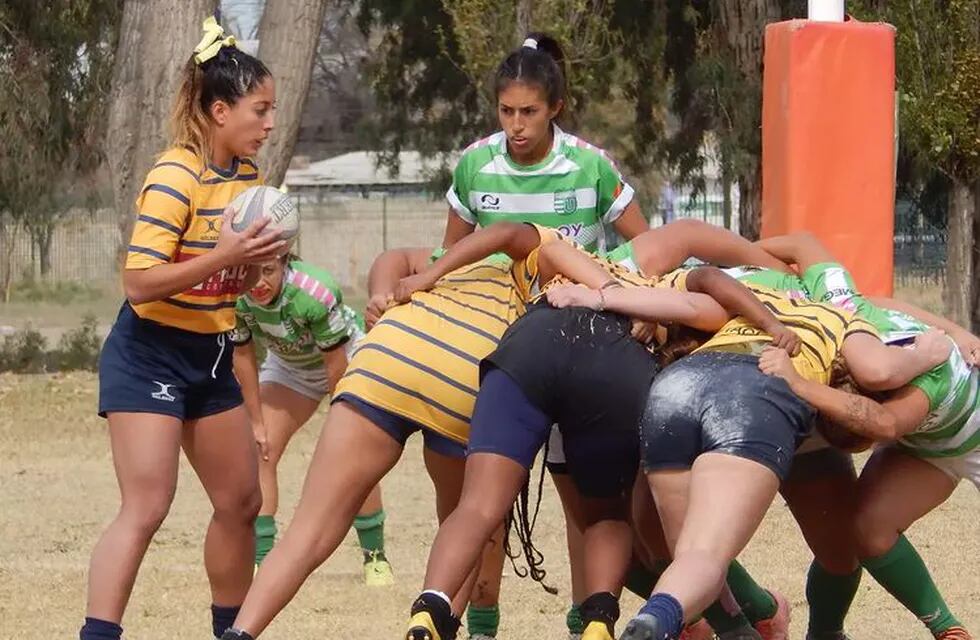 Provincial de Rugby Femenino. fecha 3 en Rivadavia./Gentileza Sport Kids