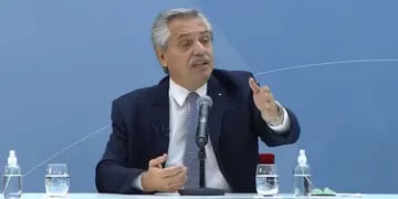 Alberto Fernández en conferencia de prensa (13/09)