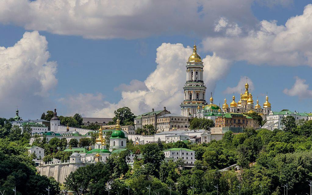 Monasterio de las Cuevas de Kiev, centro del conflicto con la IOU luego del arresto del Abad el pasado sábado.