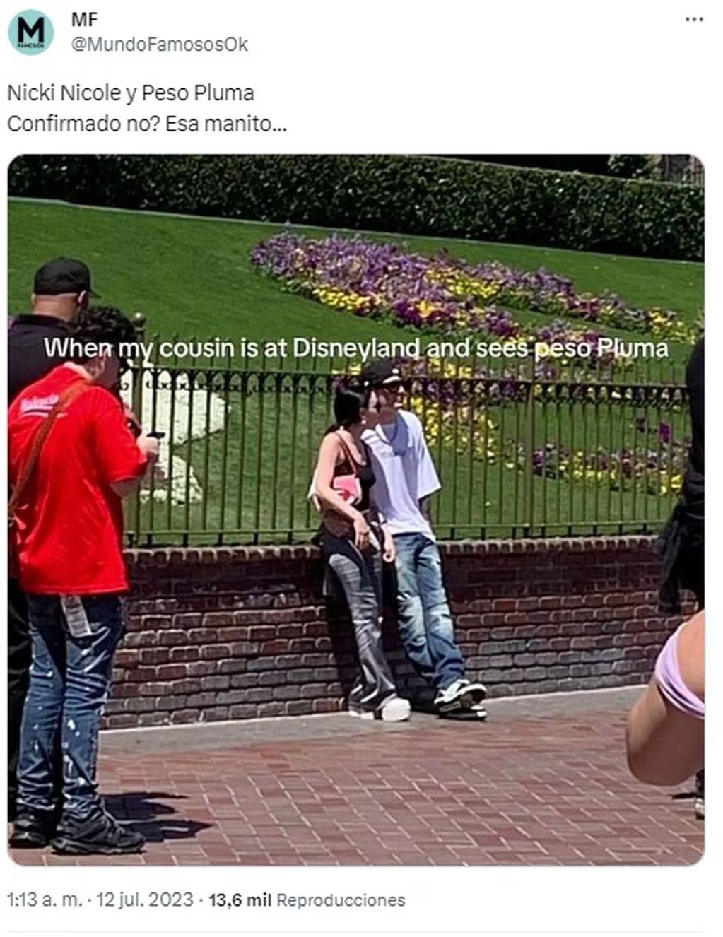 Nicki Nicole y Peso Pluma en Disney