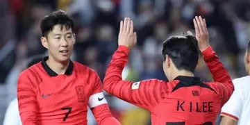 Son Heung-Min y Lee Kang-In