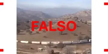 Circula por redes sociales un video de un tren que supuestamente fue filmado en Salta o Santa Fe. Es falso.
