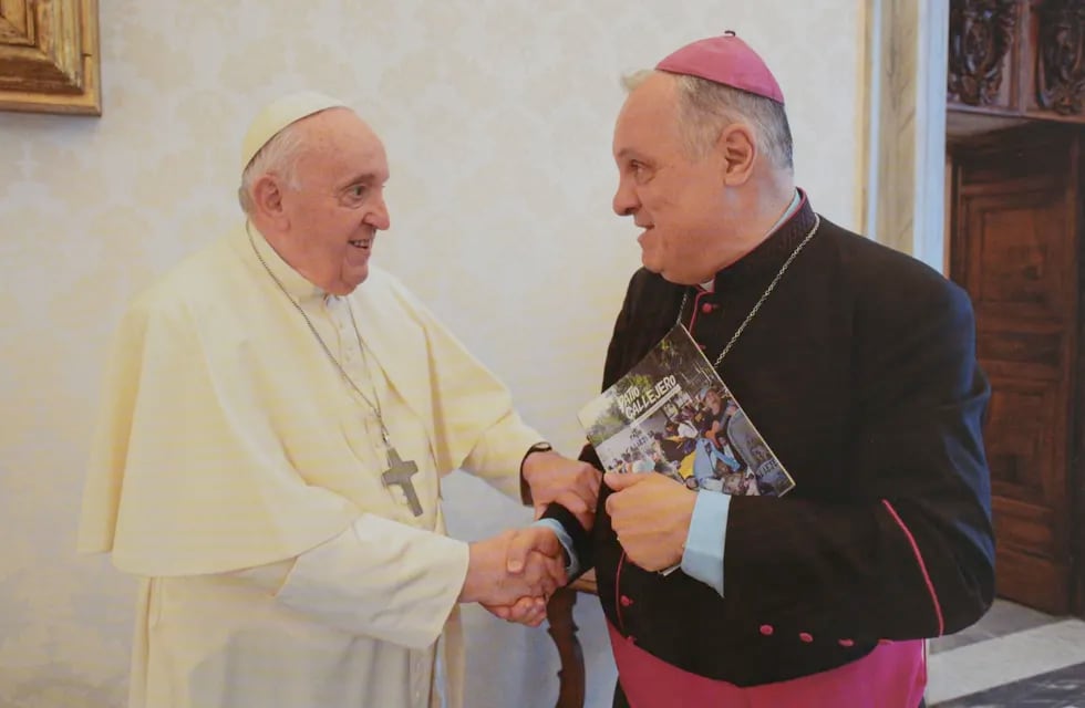 Papa Francisco junto a Marcelo Colombo