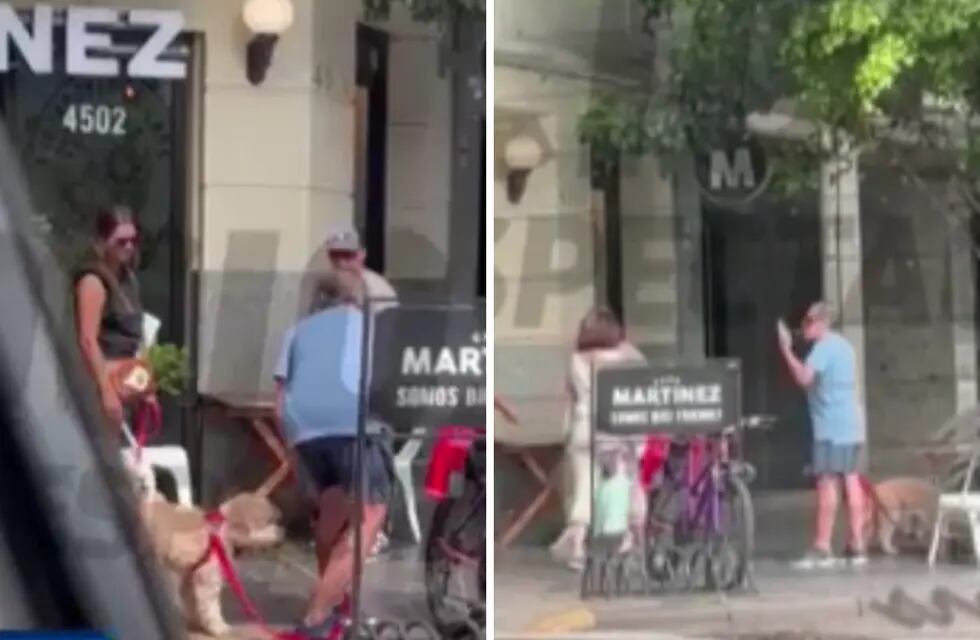 El actor fue mordido por un can cuando paseaba a su perro.