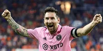 Lionel Messi anotó su primer gol en la MLS en la victoria del Inter Miami