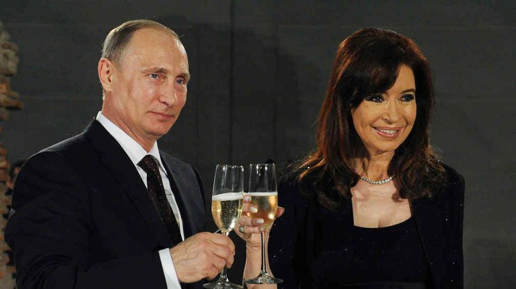 Vladimir Putin y Cristina Kirchner