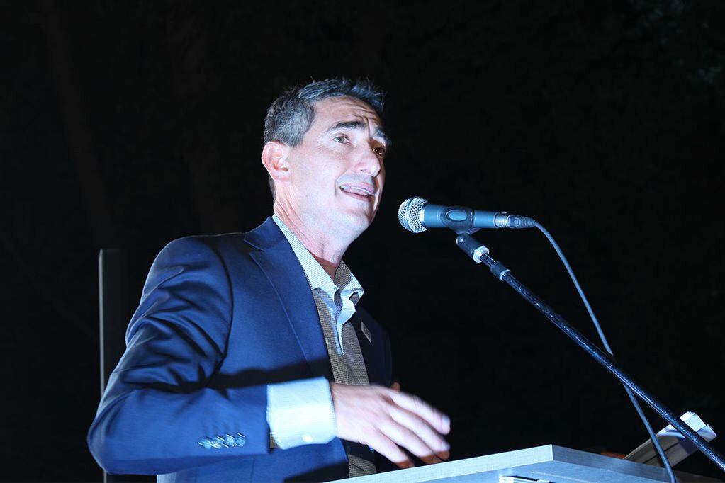 Diego Stortini, presidente de la Cámara de Comercio, Industria, Agricultura y Turismo de Tunuyán (Foto: Nicolás Guevara)