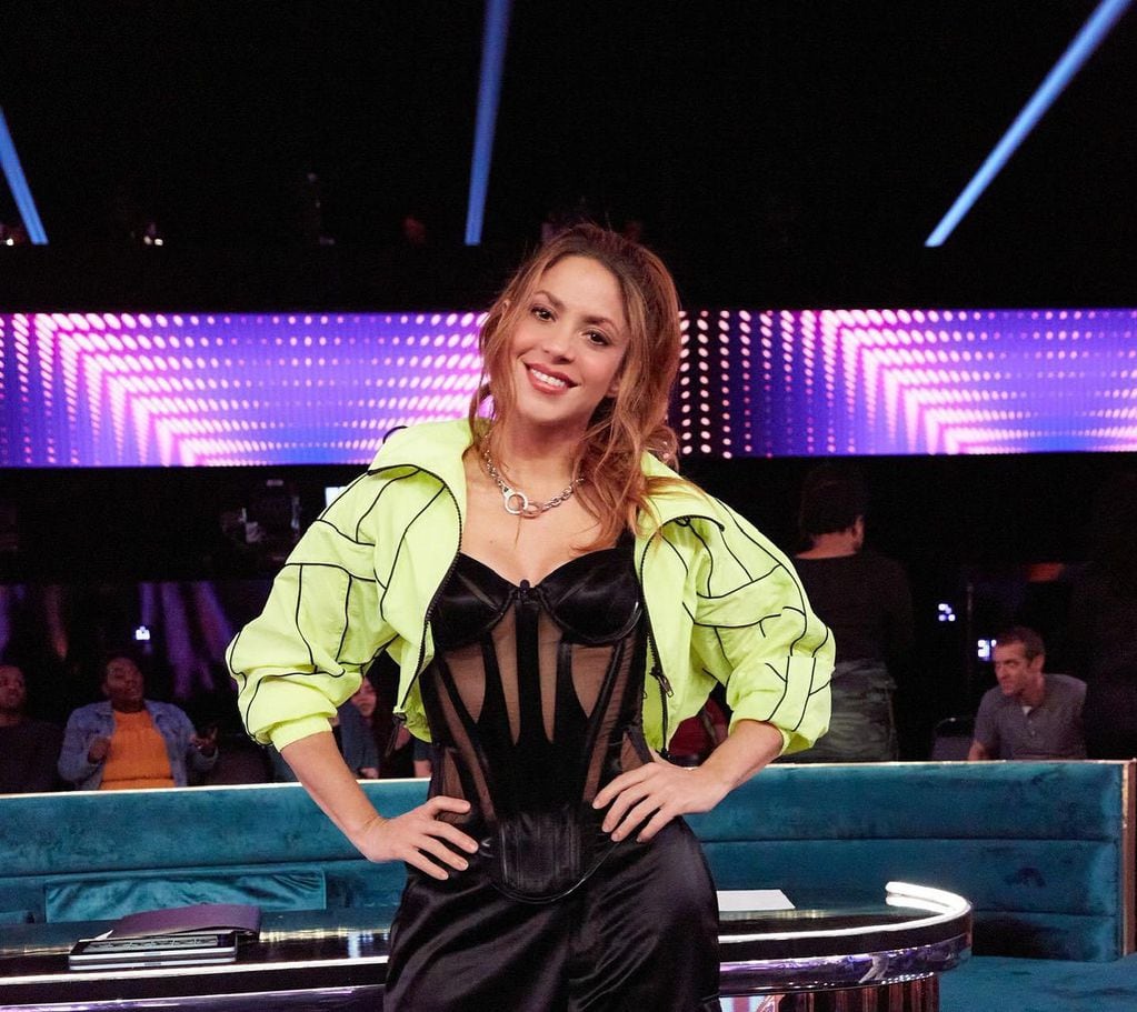 El look de Shakira para el estreno de "Dancing with myself"