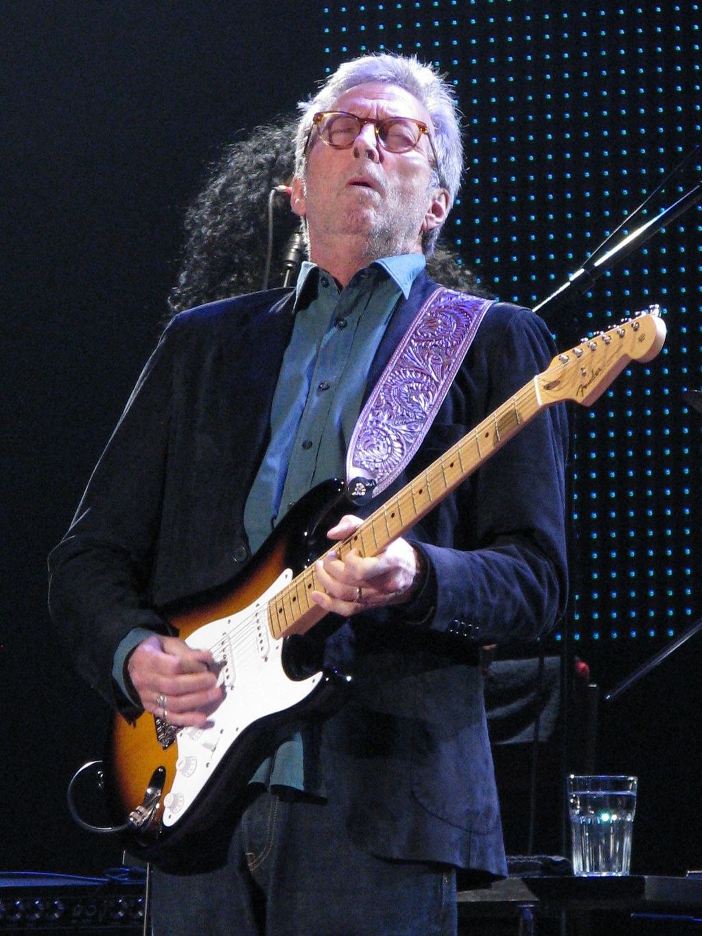Eric Clapton y su guitarra Blackie.