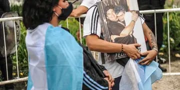 Velatorio de Diego Maradona en la Casa Rosada