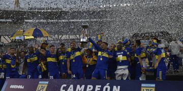 Boca festeja el título y la clasificación a la Libertadores