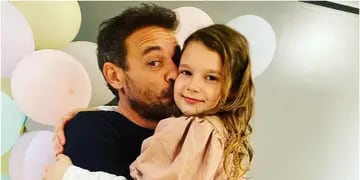 Pedro Alfonso y su hija mayor, Olivia